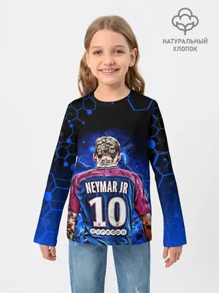 Детский лонгслив / НЕЙМАР / NEYMAR JR / НЕОН