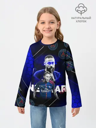Детский лонгслив / НЕЙМАР / NEYMAR / ПСЖ