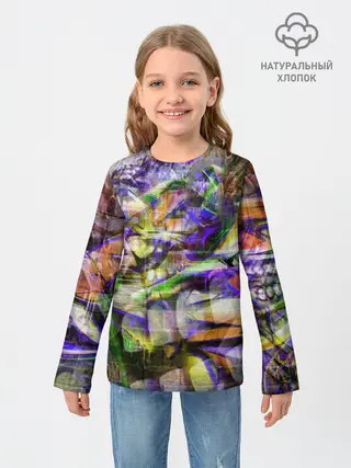 Детский лонгслив / Graffiti Art