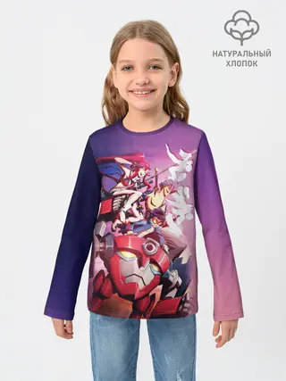 Детский лонгслив / Gurren Lagann