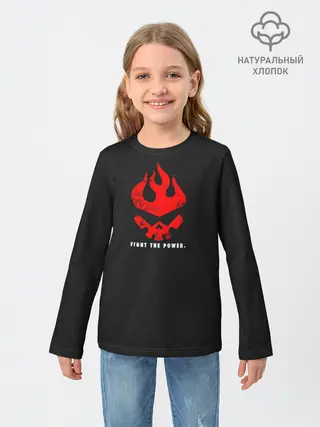 Детский лонгслив / Fight the power