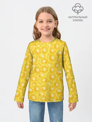 Детский лонгслив / Fresh Lemon