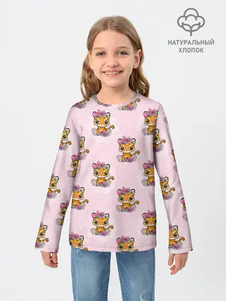 Детский лонгслив / Милые маленькие тигрицы