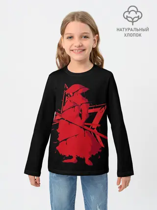 Детский лонгслив / Самурай