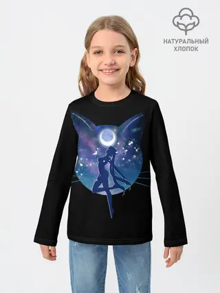 Детский лонгслив / Sailor Moon силуэт