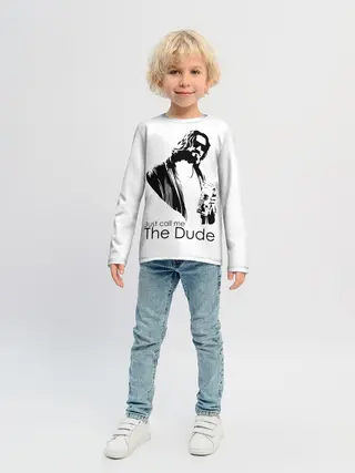 Детский лонгслив / Just call me the Dude