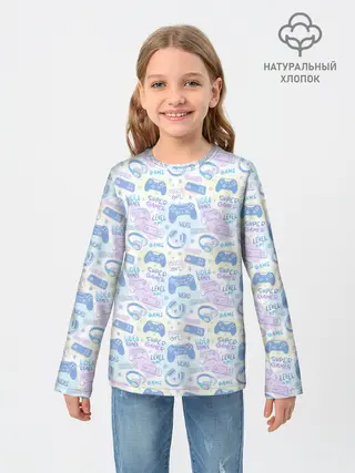 Детский лонгслив / Игры