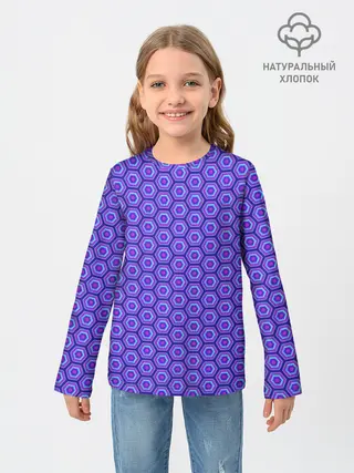 Детский лонгслив / Geometric Background