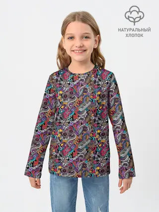 Детский лонгслив / Музыкальные Инструменты