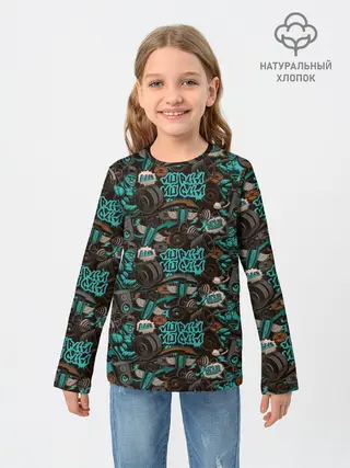 Детский лонгслив / Чувак на спорте