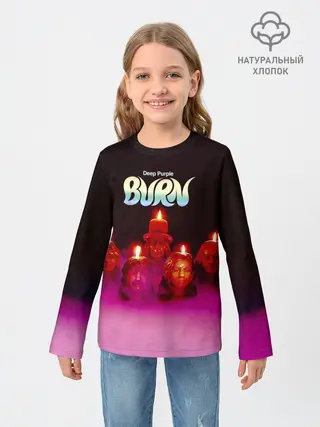 Детский лонгслив / Deep Purple - Burn