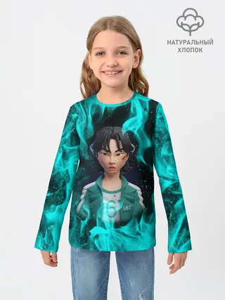 Детский лонгслив / Кан Сэ Бёк 3D ART | 067