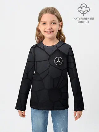 Детский лонгслив / Мерседес 3D плиты