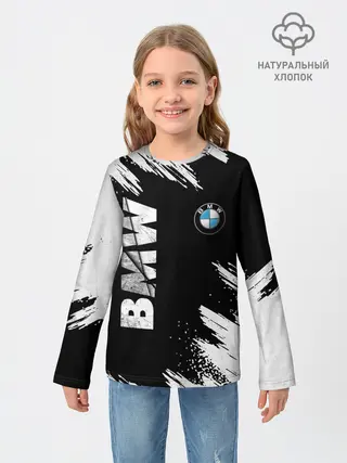 Детский лонгслив / BMW GRUNGE | БМВ ГРАНЖ