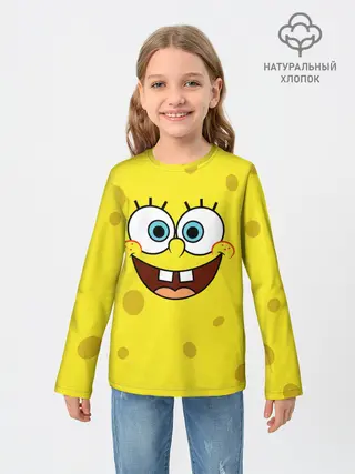 Детский лонгслив / Губка Боб / SpongeBob
