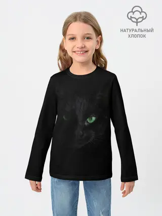 Детский лонгслив / Хочу быть кошкой