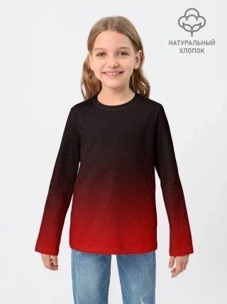 Детский лонгслив / RED CARBON