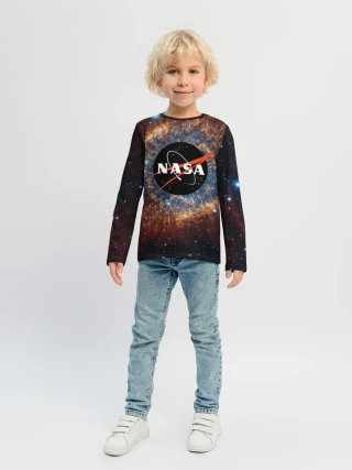 Детский лонгслив / NASA