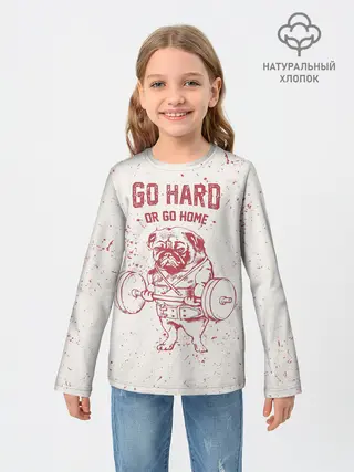Детский лонгслив / GO HARD
