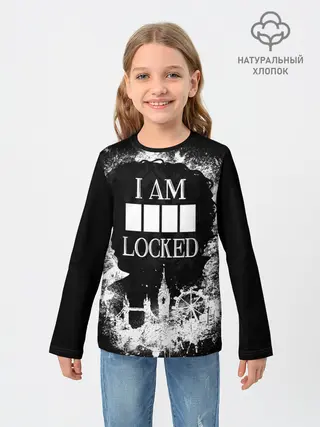Детский лонгслив / I AM LOCKED