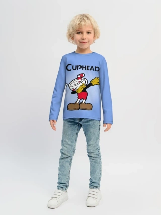 Детский лонгслив / Cuphead