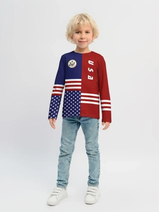 Детский лонгслив / USA