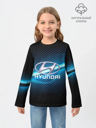 Детский лонгслив / HYUNDAI machine motor XXI