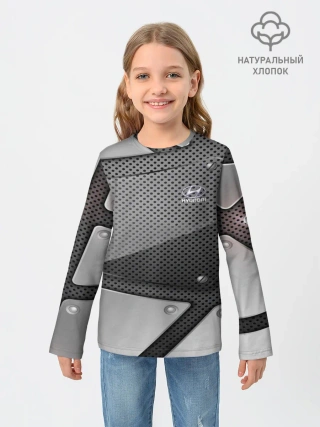 Детский лонгслив / Hyundai metalic motors