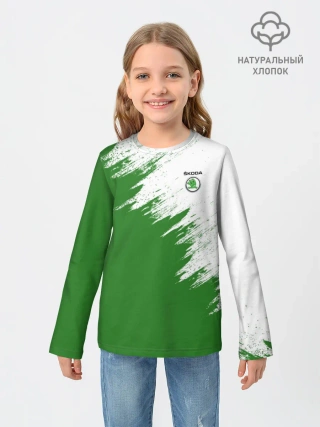 Детский лонгслив / Skoda