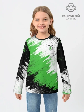 Детский лонгслив / Skoda