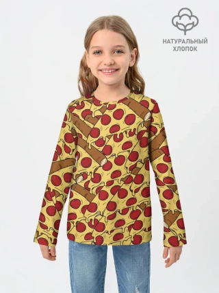 Детский лонгслив / Pizza