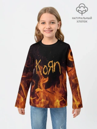 Детский лонгслив / Korn