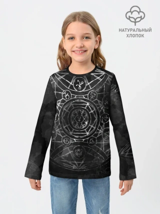 Детский лонгслив / Black Alchemy