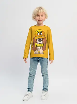 Детский лонгслив / Woof
