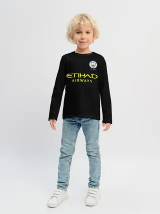 Детский лонгслив / De Bruyne away 19-20