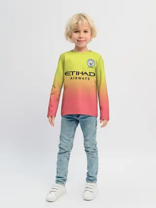 Детский лонгслив / Manchester City third 19-20