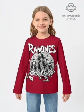 Детский лонгслив / BW Ramones