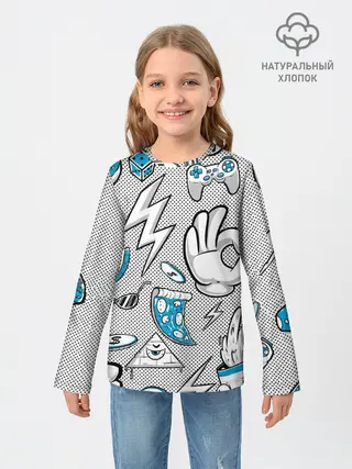 Детский лонгслив / Gamer Style