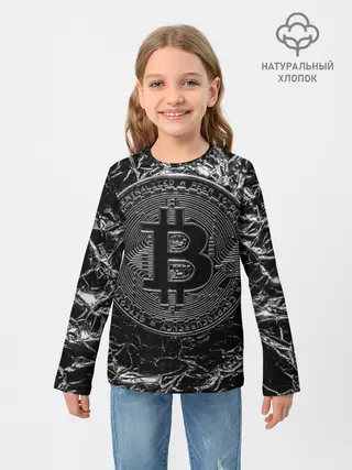Детский лонгслив / БИТКОИН | BITCOIN