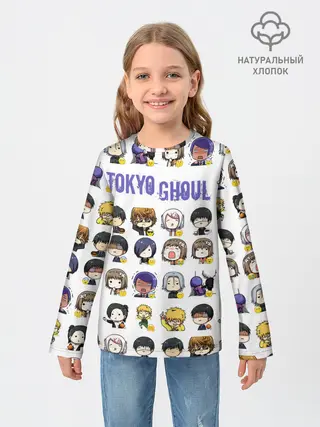 Детский лонгслив / Токийский гуль пресонажи