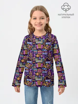 Детский лонгслив / Музыка