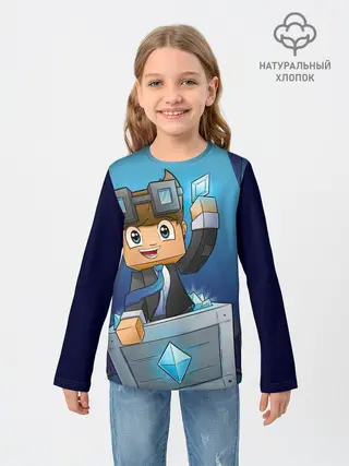 Детский лонгслив / Minecraft