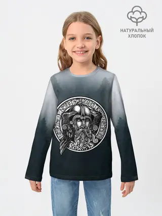 Детский лонгслив / руны