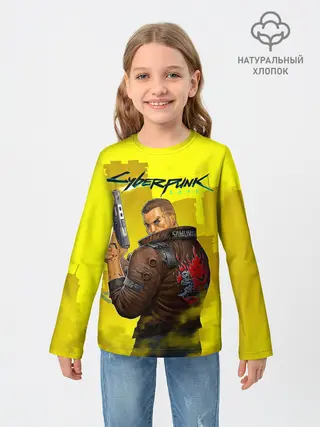 Детский лонгслив / Cyberpunk 2077