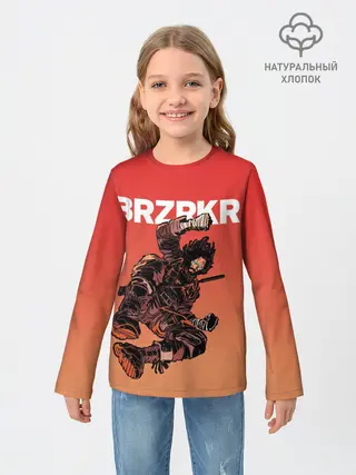 Детский лонгслив / BRZRKR