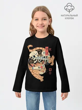 Детский лонгслив / Cat of Death