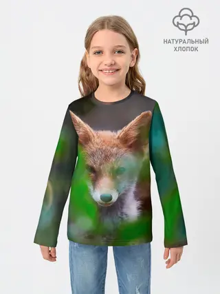 Детский лонгслив / Лисичка