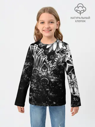 Детский лонгслив / Floral Pattern