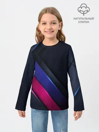 Детский лонгслив / Sport style 3d