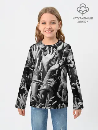 Детский лонгслив / Hands